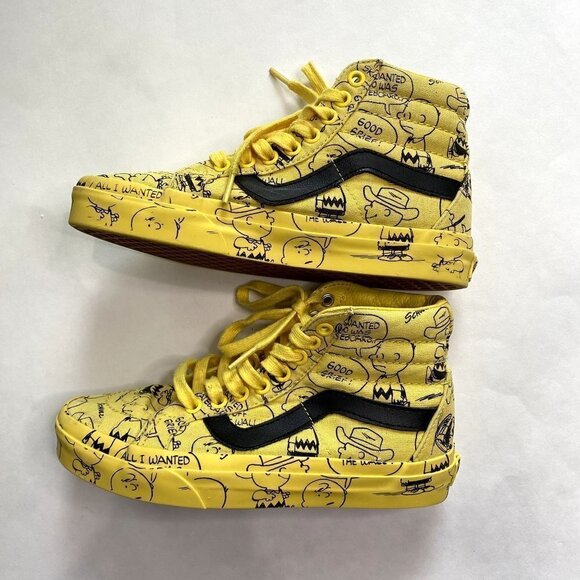 Vans x Peanuts Sk8-Hi Charlie Brown Maize 4 - Picture 7 of 11